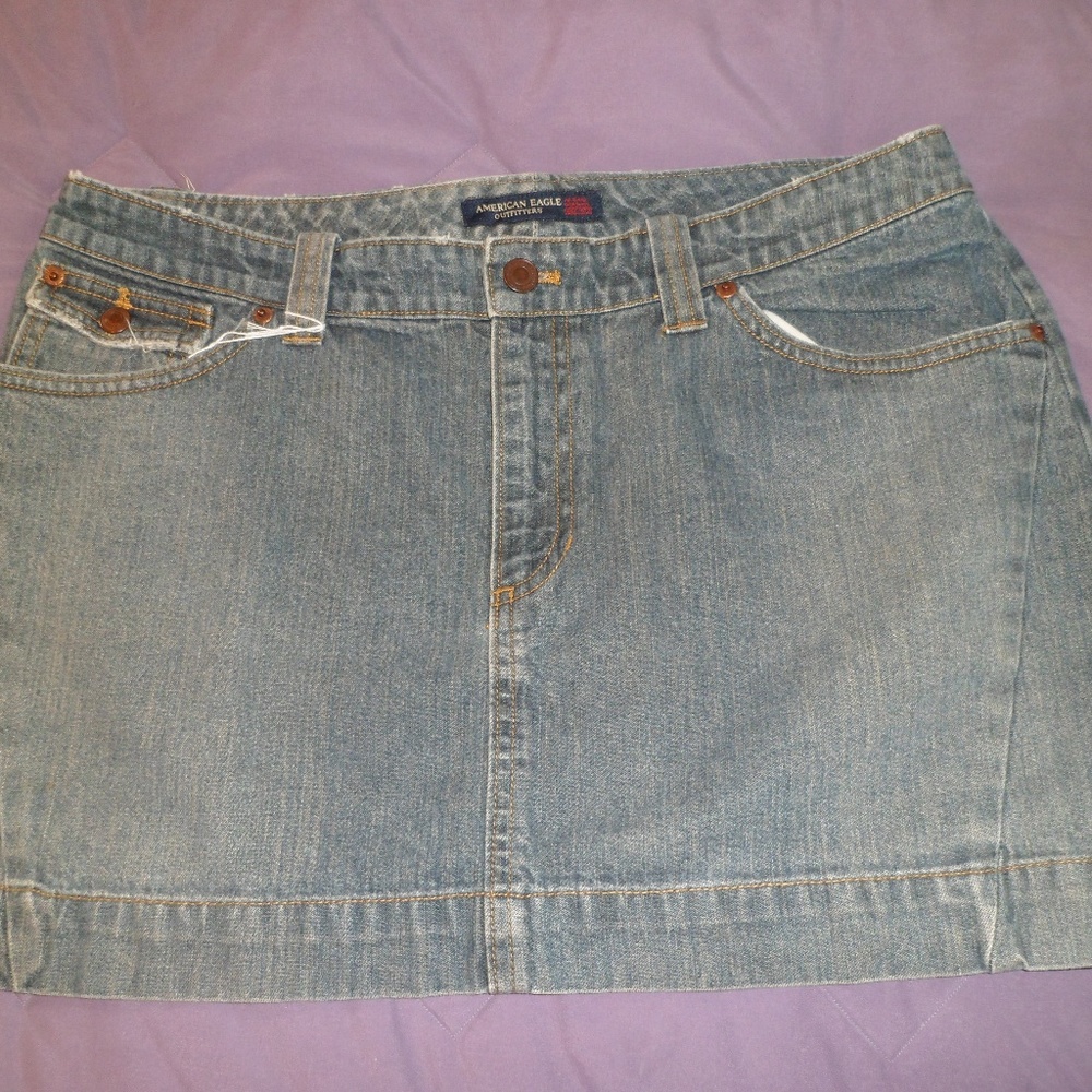 American Eagle Outfitters Denim Mini Skirt Sz 12